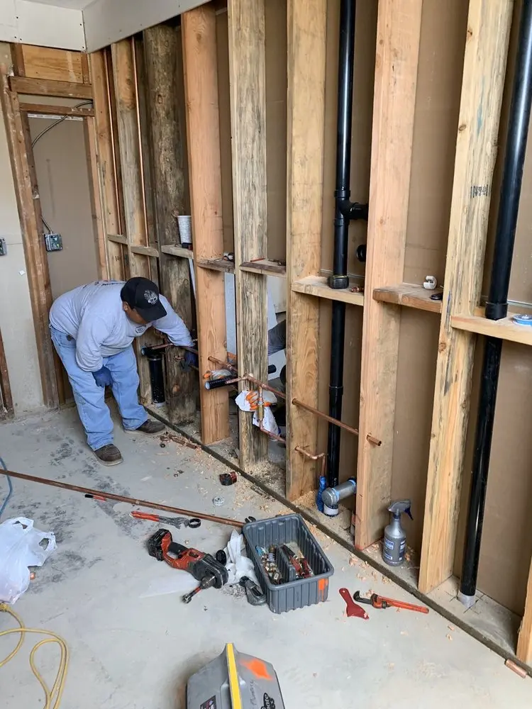 Commercial rough-in plumbing for Water Heater Replacement in Dublin